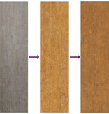 VidaXL Tuinranden 10 stuks 100x0,5x20 cm Weerbestendig Staal