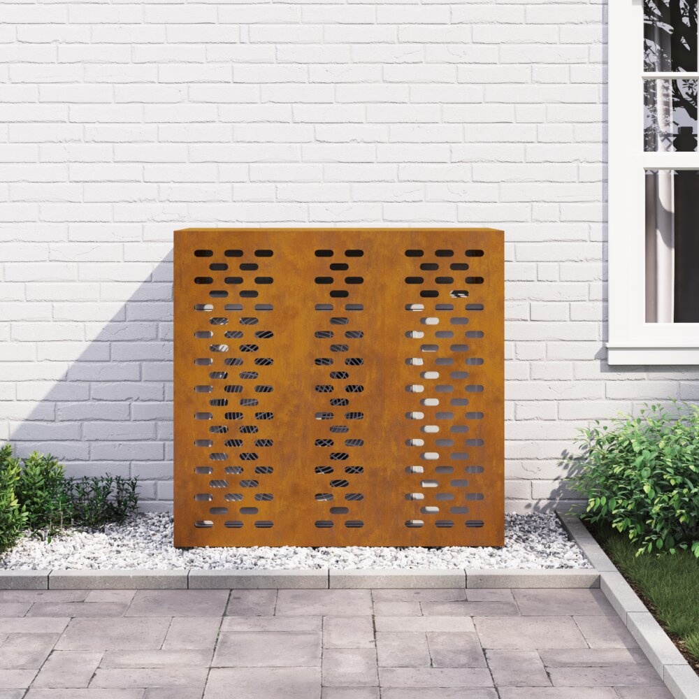 VidaXL Airconditionerhoes 110x50x105 cm Weerbestendig Staal
