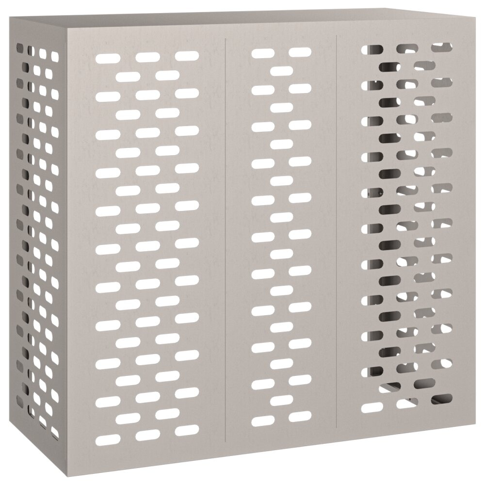 VidaXL Airconditionerhoes 110x50x105 cm Weerbestendig Staal