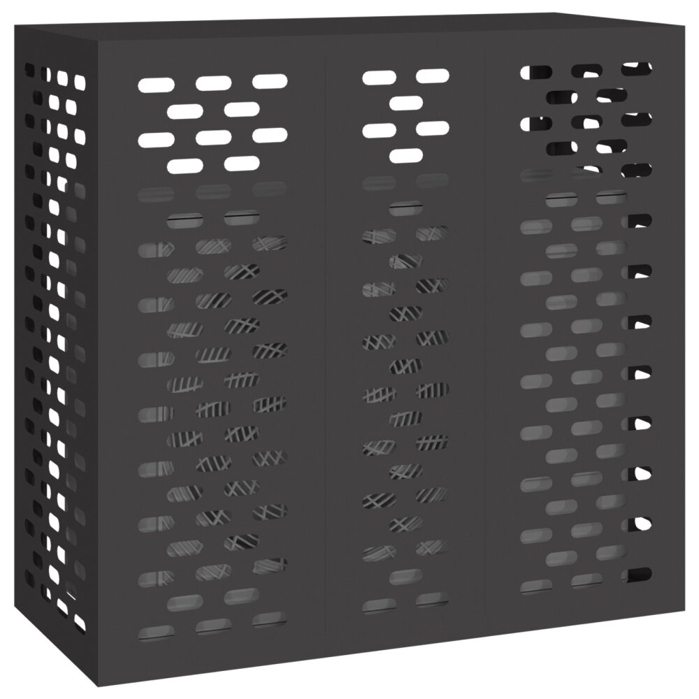 VidaXL Airconditionerhoes - Zwart, 110 x 50 x 105 cm