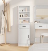 VidaXL Hoge Kast Wit 40x41x135 cm van Geengineerd Hout