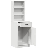 VidaXL Hoge Kast Wit 40x41x135 cm van Geengineerd Hout