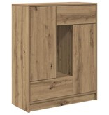 VidaXL Dressoir met lades en deuren 73x31x90 cm ambachtelijk