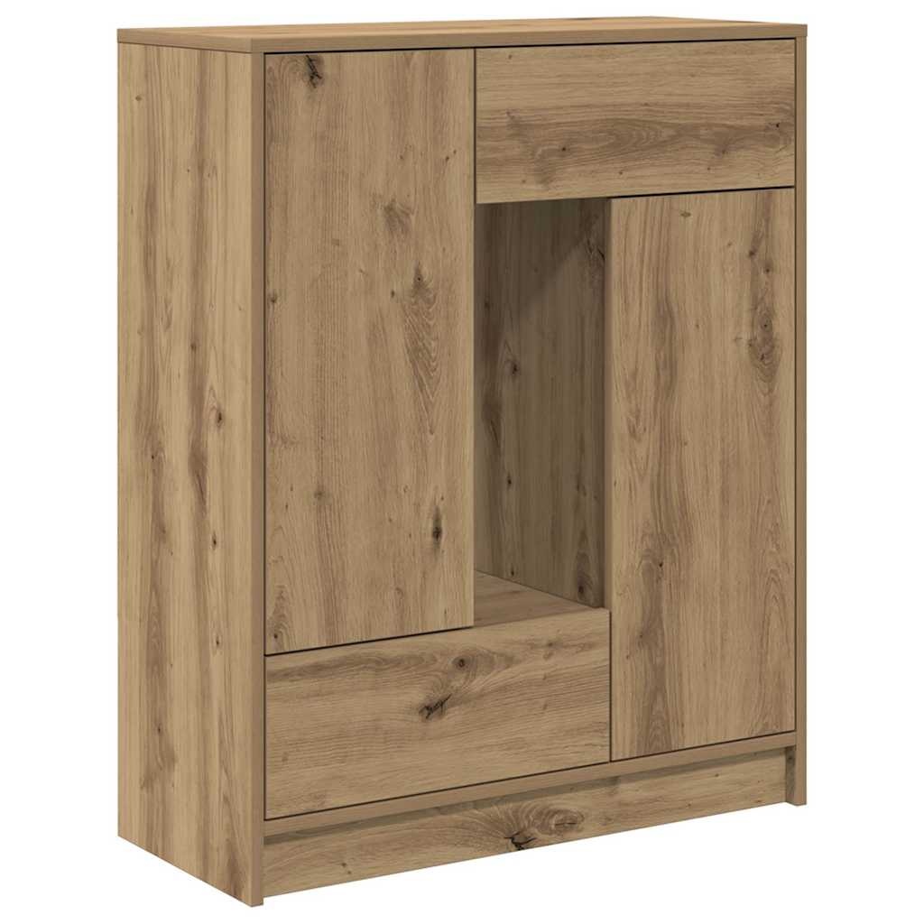 VidaXL Dressoir met lades en deuren 73x31x90 cm ambachtelijk