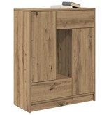 VidaXL Dressoir met lades en deuren 73x31x90 cm ambachtelijk