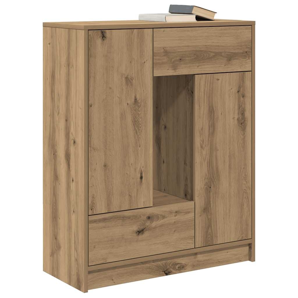 VidaXL Dressoir met lades en deuren 73x31x90 cm ambachtelijk