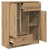 VidaXL Dressoir met lades en deuren 73x31x90 cm ambachtelijk