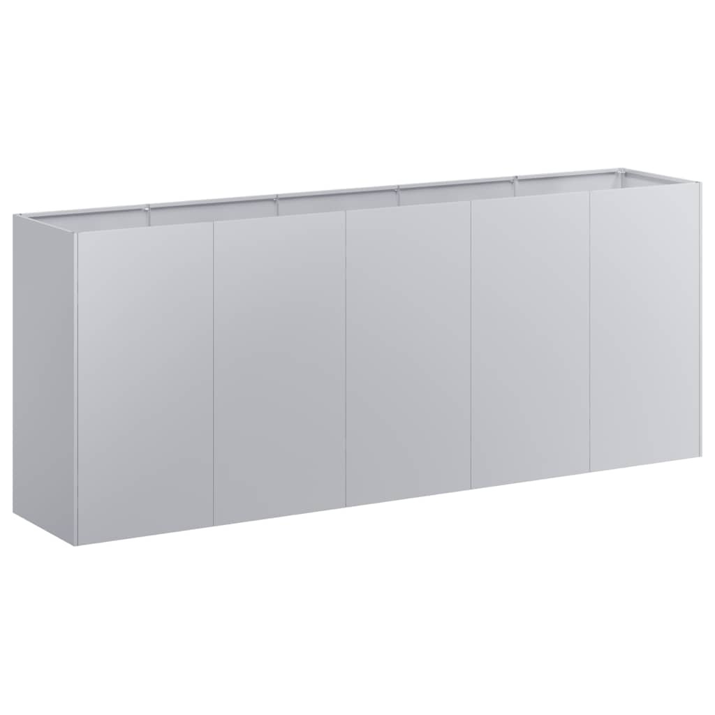 VidaXL Plantenbak 200x40x80 cm gegalvaniseerd staal