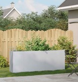 VidaXL Plantenbak 200x40x80 cm gegalvaniseerd staal