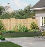 VidaXL Plantenbak 360x40x40 cm koudgewalst staal olijfgroen