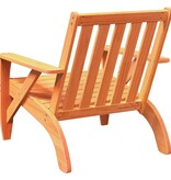 VidaXL Tuinstoel Adirondack 75x77x77 cm massief grenenhout wasbruin