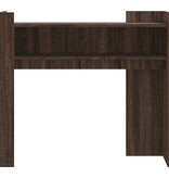 VidaXL Wandtafel 100x35x90 cm bewerkt hout bruin eikenkleurig