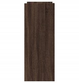 VidaXL Wandtafel 100x35x90 cm bewerkt hout bruin eikenkleurig