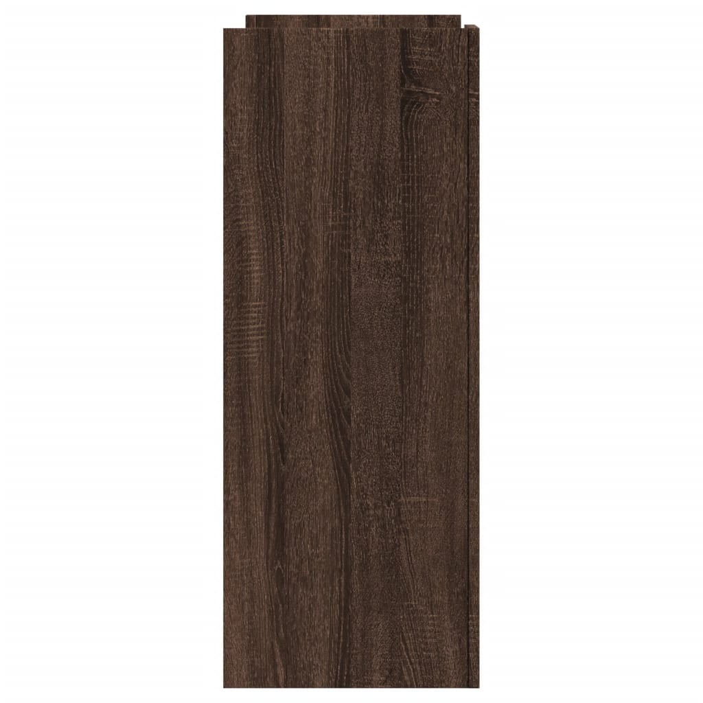 VidaXL Wandtafel 100x35x90 cm bewerkt hout bruin eikenkleurig
