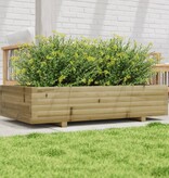VidaXL Plantenbak 110x60x26,5 cm geïmpregneerd grenenhout