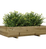 VidaXL Plantenbak 110x60x26,5 cm geïmpregneerd grenenhout