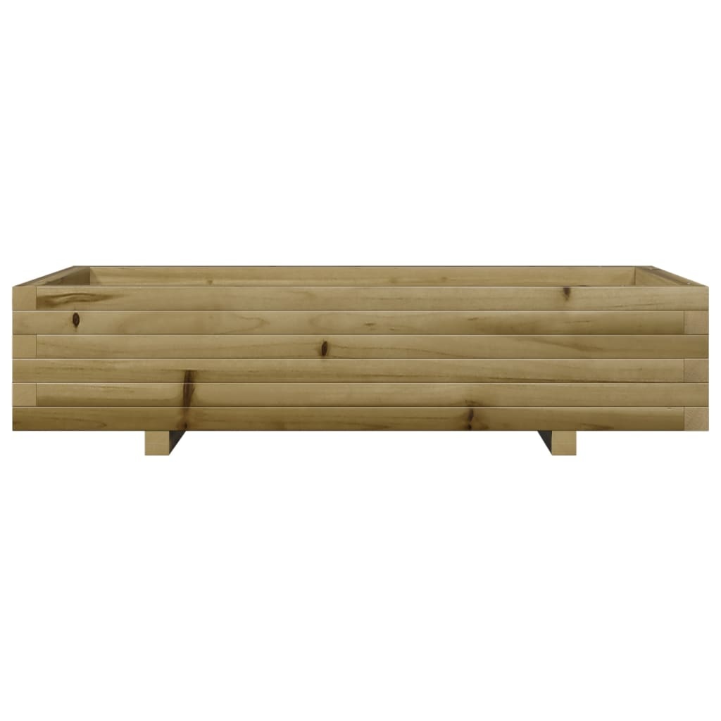 VidaXL Plantenbak 110x60x26,5 cm geïmpregneerd grenenhout