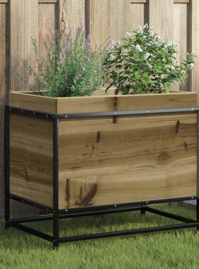 VidaXL Plantenbak 60x40x50 cm geïmpregneerd grenenhout