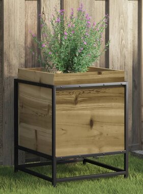 VidaXL Plantenbak 40x40x50 cm geïmpregneerd grenenhout