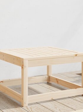 VidaXL Tuinvoetenbank massief grenenhout