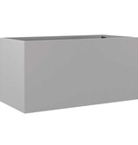 VidaXL Plantenbak 62x30x29 cm gegalvaniseerd staal zilverkleurig