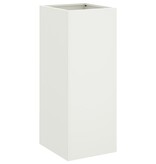 VidaXL Plantenbak 32x29x75 cm staal wit
