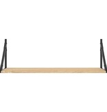 VidaXL Wandschappen 2 st 80x25x25,5 cm bewerkt hout sonoma eikenkleur