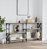 VidaXL Wandtafel 150x29x76,5 cm bewerkt hout sonoma eikenkleurig