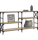 VidaXL Wandtafel 150x29x76,5 cm bewerkt hout sonoma eikenkleurig