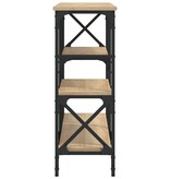 VidaXL Wandtafel 150x29x76,5 cm bewerkt hout sonoma eikenkleurig