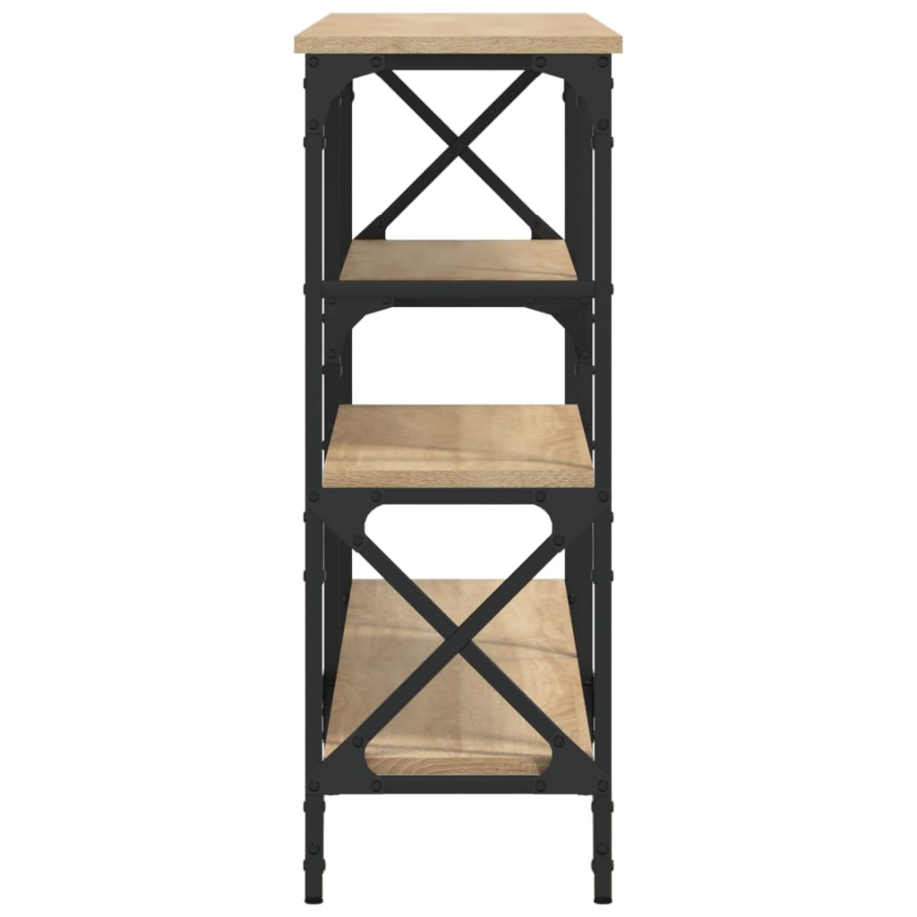 VidaXL Wandtafel 150x29x76,5 cm bewerkt hout sonoma eikenkleurig