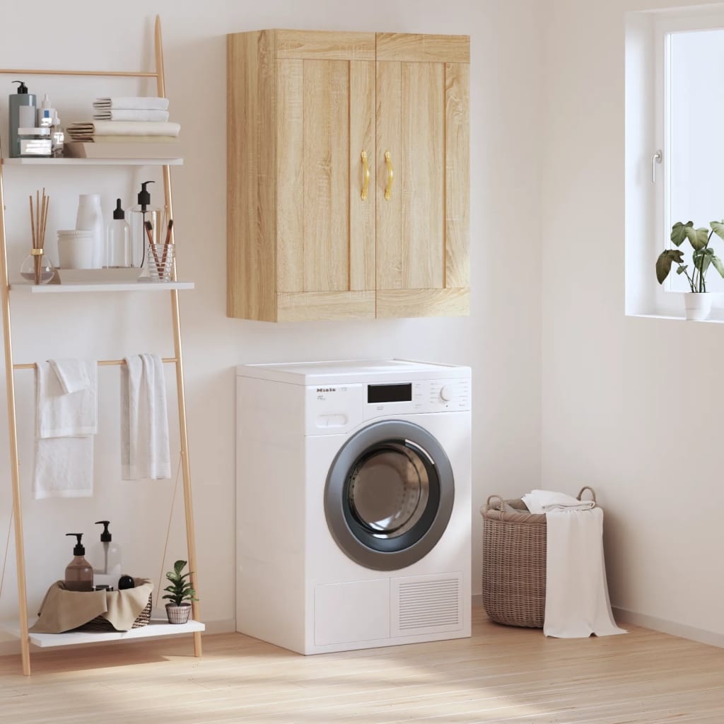 VidaXL Wandkast 69,5x34x90 cm bewerkt hout sonoma eikenkleurig