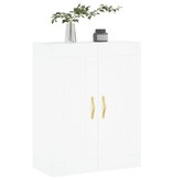 VidaXL Wandkast 69,5x34x90 cm bewerkt hout wit