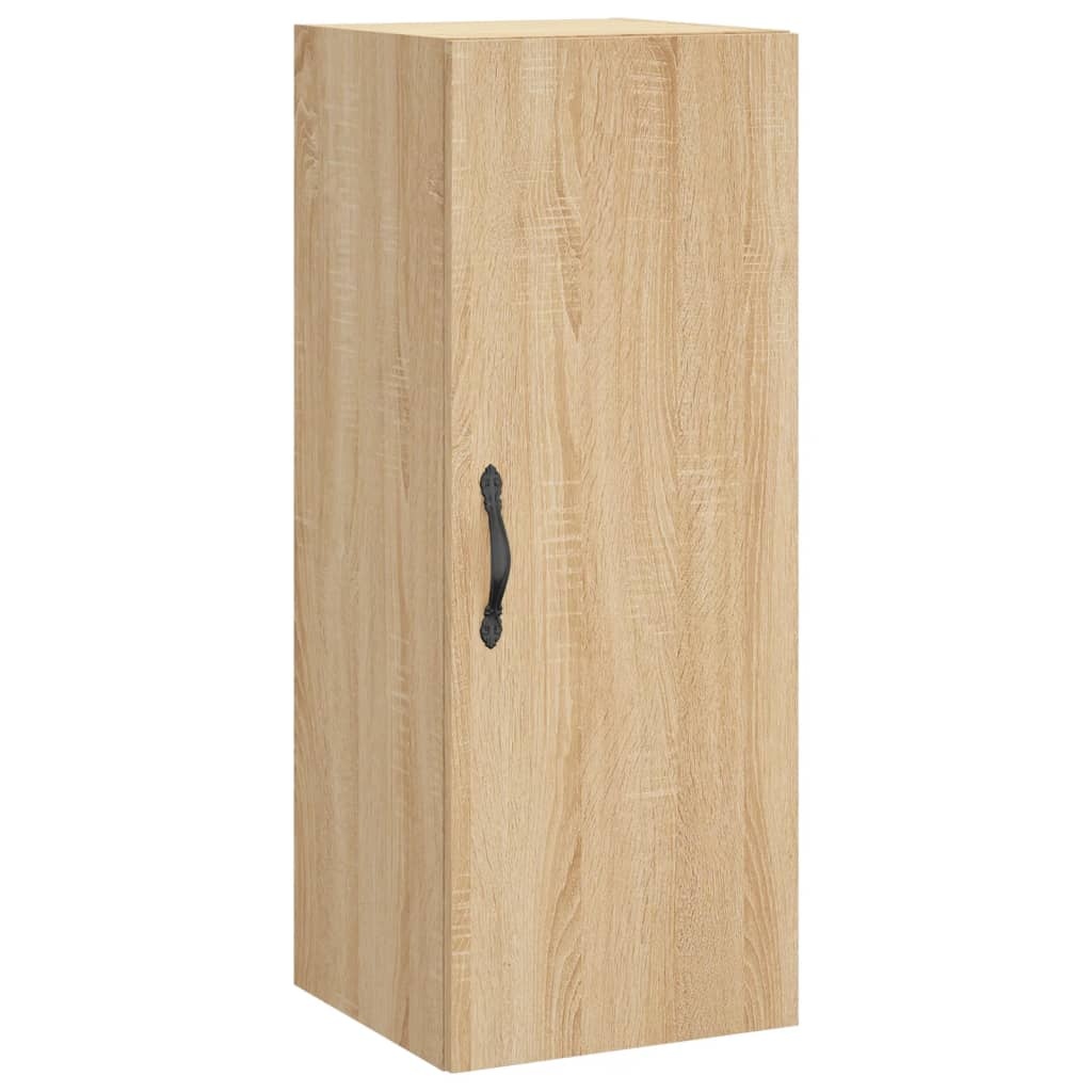 VidaXL Wandkast 34,5x34x90 cm bewerkt hout sonoma eikenkleurig