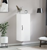 VidaXL Wandkast 34,5x34x90 cm bewerkt hout wit