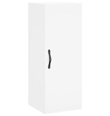VidaXL Wandkast 34,5x34x90 cm bewerkt hout wit