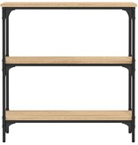VidaXL Wandtafel 75x22,5x75 cm bewerkt hout sonoma eikenkleurig