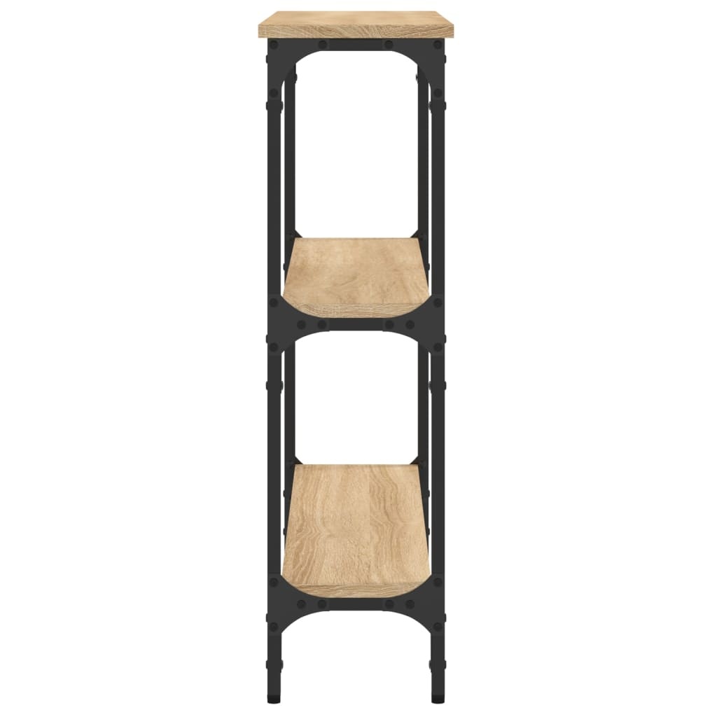 VidaXL Wandtafel 75x22,5x75 cm bewerkt hout sonoma eikenkleurig