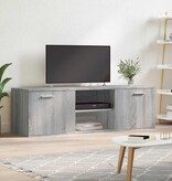 VidaXL Tv-meubel 120x34x37 cm bewerkt hout grijs sonoma eikenkleurig