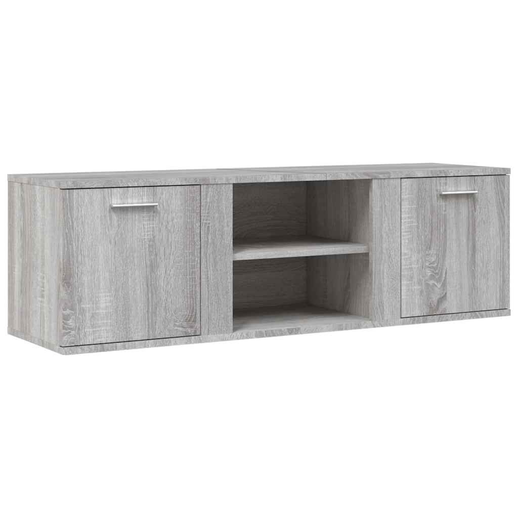 VidaXL Tv-meubel 120x34x37 cm bewerkt hout grijs sonoma eikenkleurig