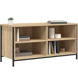 VidaXL Tv-meubel 100x40x50 cm bewerkt hout sonoma eikenkleurig