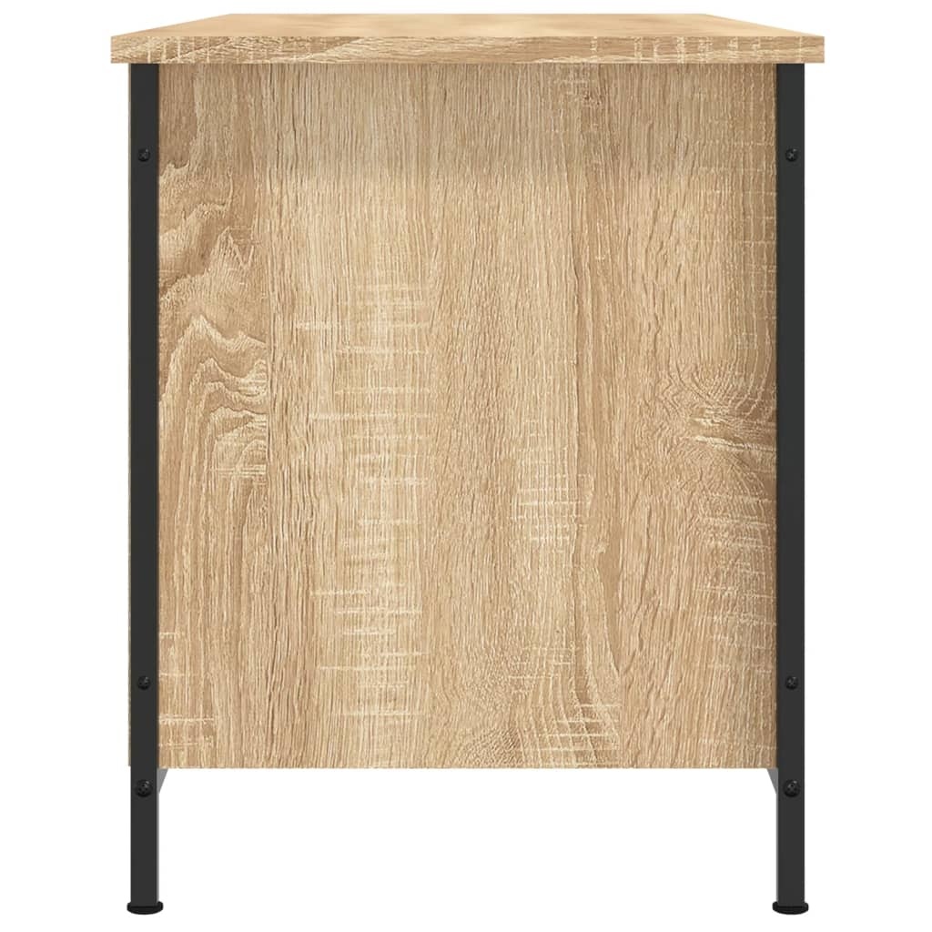 VidaXL Tv-meubel 100x40x50 cm bewerkt hout sonoma eikenkleurig