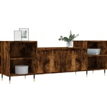 VidaXL Tv-meubel 160x35x55 cm bewerkt hout gerookt eikenkleurig