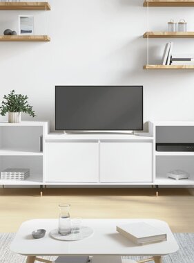 VidaXL Tv-meubel 160x35x55 cm bewerkt hout wit