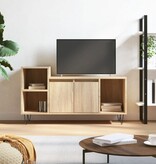 VidaXL Tv-meubel 100x35x55 cm bewerkt hout sonoma eikenkleurig