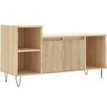 VidaXL Tv-meubel 100x35x55 cm bewerkt hout sonoma eikenkleurig