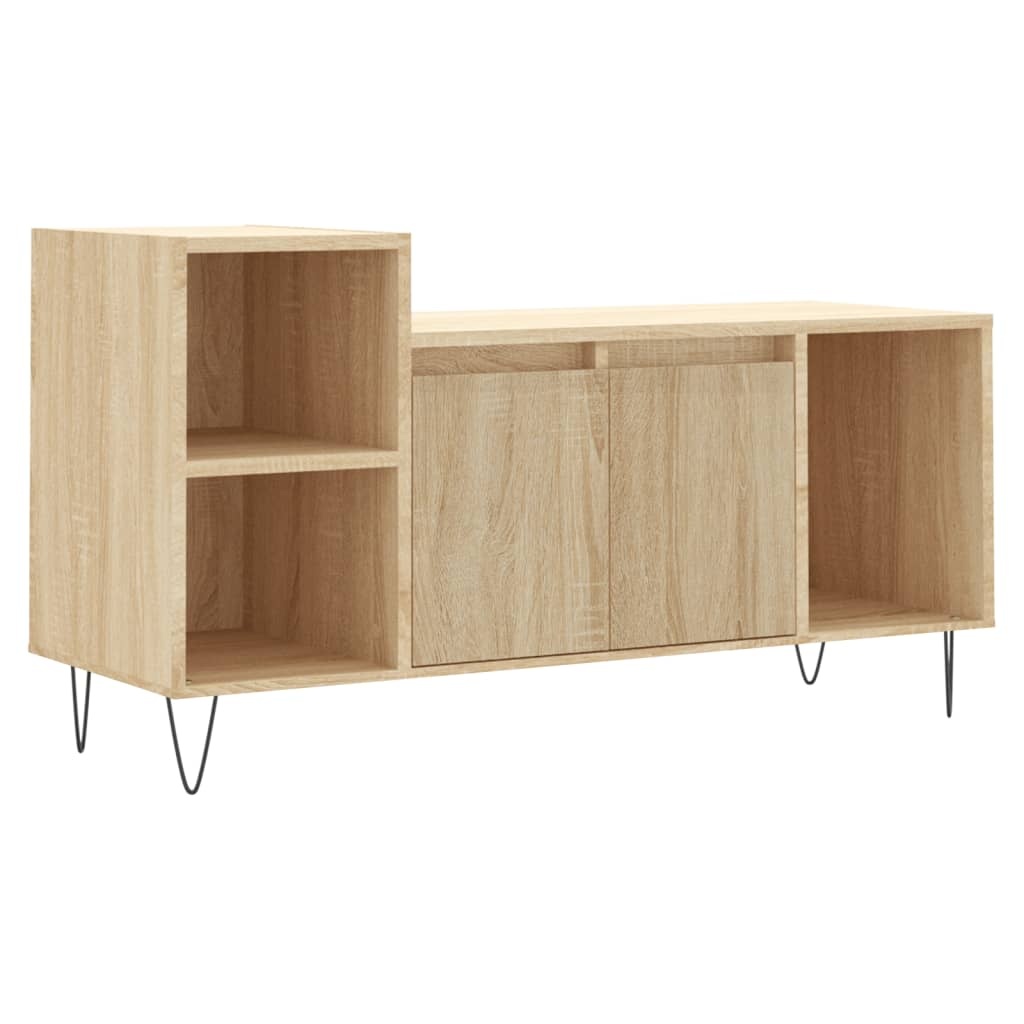 VidaXL Tv-meubel 100x35x55 cm bewerkt hout sonoma eikenkleurig
