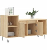VidaXL Tv-meubel 100x35x55 cm bewerkt hout sonoma eikenkleurig