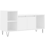 VidaXL Tv-meubel 100x35x55 cm bewerkt hout wit