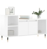 VidaXL Tv-meubel 100x35x55 cm bewerkt hout hoogglans wit